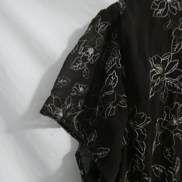 ENCORE | size 22 | Brown Floral Blouse - Picture 9 of 14